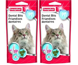 Beaphar Bocaditos Dental Bits Gato 35G 40 g (Confezione da 2)