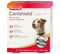 Beaphar Canishield Collare Antiparassitario: 2 collari Cani Taglia Piccola e Media