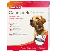 Beaphar Canishield Collare Antiparassitario 1 collare da 65 cm peso superiore a 20 kg - Antiparassitario per cani - 1° ORDINE? scegli lo sconto BZR5 / BZR20 + 200 punti fedeltà