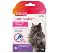 beaphar CatComfort Spot-On Calmante per gatti - 3 pipette da 0,55 ml