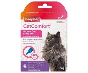 beaphar CatComfort Spot-On Calmante per gatti - 3 pipette da 0,55 ml