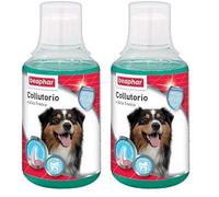 Beaphar Collutorio per Cani, Prevenzione dell'Alitosi e Salute Dentale, dai 6 Mesi di Età per Una Protezione Quotidiana, Facile da Usare, 250 ml (Confezione da 2)