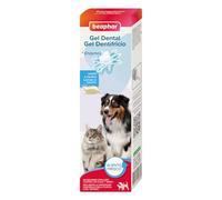 Beaphar, Dentifricio in Gel per Cani e Gatti, Protezione Completa Anti-Placca e Anti-Tartaro, Senza Fluoro e Xilitolo, Aromatizzato al Fegato, Uso Senza Spazzolatura, 100 g