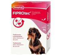 Beaphar FIPROtec Antiparassitario per Cane Taglia Piccola (2-10 Kg), Protegge da Pulci e Zecche - In Confeziona da 3 Pipette