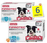 Beaphar Fiprotec Combo Cane Medio da 10-20 kg 3 pipette Antiparassitario cani