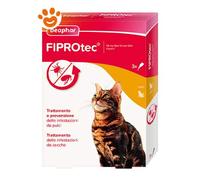 Beaphar Fiprotec Spot On Gatto - 3 pipette da 50 mg - Antiparassitario per gatti - 1° ORDINE? scegli lo sconto BZR5 / BZR20 + 200 punti fedeltà
