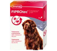 Beaphar Dog Fiprotec Spot-On Taglia Molto Grande 40-60 Kg - Offerta [PREZZO A CONFEZIONE] Quantità minima 2, Confezione da 3 Pipette