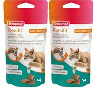 Beaphar Flexifit Bits, Integratore Articolare per Gatti, Con Omega 3 e Glucosamina, per Articolazioni Flessibili e Ossa Forti, 35 g (Confezione da 2)