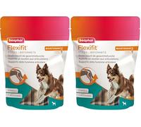 Beaphar Flexifit Sticks, Integratore Articolare per Cani, con Omega 3 e Glucosamina, per la Salute di Articolazioni e Ossa, Gusto Carne, 175 g (Confezione da 2)