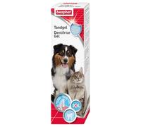 Beaphar - Gel dentifricio per cani e gatti - Pulizia dei denti senza spazzolatura o risciacquo - Lotta la placca dentale, la formazione di tartaro e l'alito cattivo - Tubo 100 g
