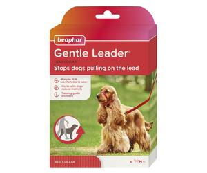 BEAPHAR Gentle Leader M Collare a cavezza medio rosso
