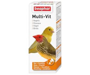 Beaphar - Multi-Vit, vitamine per Uccello - Contiene 11 vitamine - Assicura Una Salute ottimale - Stimola Il Canto - Accelera la Muta - Rende Il piumaggio Sano e Brillante - 50 ML