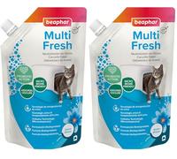 Beaphar, neutralizzatore di odori “Multi Fresh, prolunga la Durata della lettiera per Gatti, 400 g (Confezione da 2)