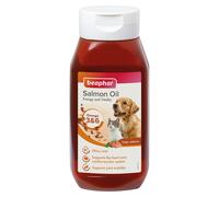 Beaphar Olio Di Salmone per cane e Gatti Per Sano Pelle Malattie 425ml Naturale
