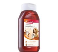 BEAPHAR - Olio di salmone per cani e gatti - Integratore alimentare - Omega 3 e 6 - Benefico sul sistema cardiovascolare, sul mantello e sulle articolazioni - Assunzione di energia - 430 ml