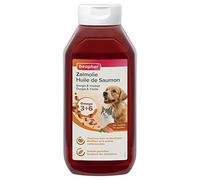 BEAPHAR - Olio di salmone per cani e gatti - Integratore alimentare - Omega 3 e 6 - Benefico sul sistema cardiovascolare, sul mantello e sulle articolazioni - Assunzione di energia - 940 ml