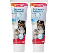 Beaphar Pasta Dentifricio Dog-a-Dent, 100 g, Menta piperita (Confezione da 2)