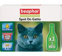 Beaphar Protezione Naturale Spot On - 3 pipette da 1 ml per gatti - Antiparassitario per gatti - 1° ORDINE? scegli lo sconto BZR5 / BZR20 + 200 punti fedeltà