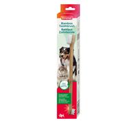 BEAPHAR Bamboo Toothbrush spazzolino da denti in bambù a doppia faccia per cani e gatti