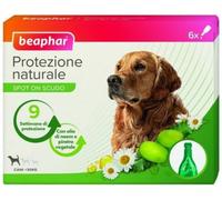 Beaphar Spot On Antiparassitario Naturale per Cani Taglia Grande 6 Pipette x 2 ml