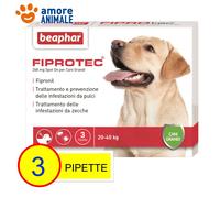Beaphar Spot On Cane Antiparassitario 20 - 40 kg 1 / 3 / 6 / 9 / 12 pipette