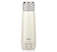 Bear 300 ml 4-Temperatura Bollitore Elettrico 3-in-1 Bollitore Elettrico da Viaggio Doppio Strato 304 Fodera in Acciaio Inossidabile Piccola Tazza Portatile di Isolamento Termico Veloce