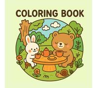 Bear and Friends in the Enchanted Forest: A Coloring Book