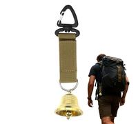 Bear Bell - Protezione portatile in ottone - Protezione per orsi da escursionismo | per alpinismo portatile parco pic-nic pesca falò sopravvivenza bushcraft urgenza avventura alpina