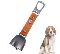 Bear Bells Magnetic - Allarme di sicurezza per escursionismo, campana in pelle e metallo con magnete per ridurre il rumore quando non in uso e migliorare la consapevolezza del sentiero trekking picnic