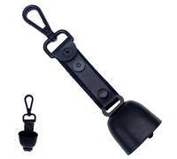 Bear Bells, Portable Safety Gear with Silencer, Bear Bell with Leather Strap, for Hiking Camping Climbing Fishing Cycling Backpacking Trekking Picnic1.18 x 1.18 x 5.51inch Adventure