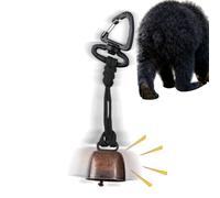 Bear - Campanello di sicurezza per arrampicata in montagna, campanello di allarme acustico chiaro per sentieri escursionistici e avventure all'aperto, accessorio portachiavi portatile per la sicurezza