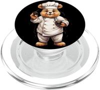 Bear Chef Cook Cucinare Culinario PopSockets PopGrip per MagSafe