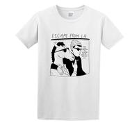 Bear Coming Bojack Horseman Graphic Escape from L.A. Mens Short Sleeve White S
