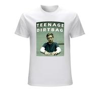 Bear Coming Shameless-Carl Gallagher 43 Cotton Short Sleeve T Shirt for Men 1 White S