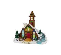 LEMAX Edificio illuminato led "Bear Creek Chapel" H21.2 x 23 x 15.8 cm