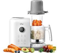 Bear Cuocipappa Mixer Multifunzione 7-in-1 per Bébé - Vapore, Mixer, Pulse, Pulizia Automatica, Sterilizzato, Riscalda, Scongela - Robot Cucina Multifunzione