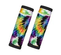 Bear Dancing Tie Dye Print Travel Essentials - Maniglie avvolgenti per bagagli, confezione da 2