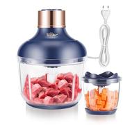 Bear doppia tazza tritatrice domestica tritatutto carne tritatutto elettrico piccolo bambino macchina alimentare complementare verdure multifunzione tritatutto frullatore