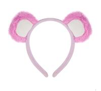 Bear Ear Hairhoop Lovely Cartoon Plush Hairband Holiday Party Props Headwear Adult Music Festival Dressingup Headpiece Soft Plush Headband