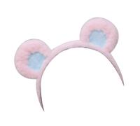 Bear Ears - Fascia da trucco morbida in peluche | Fascia da trucco morbida in peluche | Copricapi per orecchie di animali da pelliccia, fascia per costume per la cura carina, fascia per orecchie,