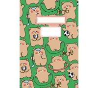 Bear Energy Journal - Green Pastel Notebook for Fitness Notes, Strength Goals, and Gym Fun: Cute Sportsbear Workout Notebook with Matte Cover and 120 ... for Students, Creatives, and Animal Lovers
