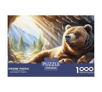 Bear Family Cave Quality Paper Material Excellent Hobby for Quiet Time, Weekends And Holiday Relaxation 38x26cm/1000pcs