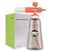 BEAR FORCE Cannone in schiuma aggiornato per idropulitrice da 1/4", connettore rapido con ugello spray regolabile a 360°, dispenser di sapone in schiuma da 1 l, con ugello spray regolabile di nuova