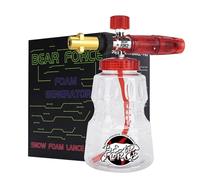 BEAR FORCE Idropulitrice a Alta Pressione Lancia per Neve in Schiuma Ugello per Schiuma di Neve Cannone per Schiuma di Neve Bottiglia per Lavaggio Auto Compatibile con idropulitrici Kärcher K1, K2, K3