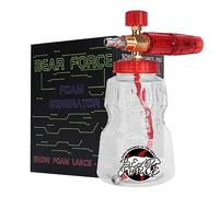 BEAR FORCE Idropulitrice in Ottone, generatore di Schiuma di Cannone, Lancia per Schiuma di Neve, con connettore rapido da 1/4" e ugello da 1,25 mm e 1,10 mm, per idropulitrice Portland Husky Ryobi