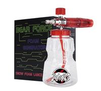 BEAR FORCE Idropulitrice in schiuma di alluminio, generatore di schiuma di cannone, lancia per schiuma da 0,6 cm, rilascio rapido, ugello regolabile, erogatore di sapone ad alta pressione (1 L)