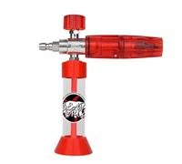 BEAR FORCE Mini cannone in schiuma con aspirazione magnetica a pressione con connettore rapido da 1/4, lancia spray regolabile a 360°, erogatore di sapone per lavaggio auto per schiuma spessa