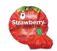 Bear Fruits Strawberry Hair Mask + Cap maschera per una facile districabilità e lucentezza 20 ml per Donna