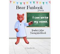Bear Funbook Presents I Can Write My Name Braelin’s Personalized Letter Tracing Workbook