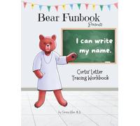 Bear Funbook Presents I Can Write My Name Curtis' Personalized Letter Tracing Workbook